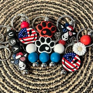 Patriotic Keychain